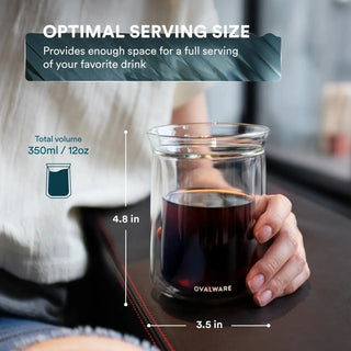 Double-Wall Coffee Tasting Glass – 12 oz