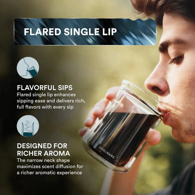 Double-Wall Coffee Tasting Glass – 12 oz