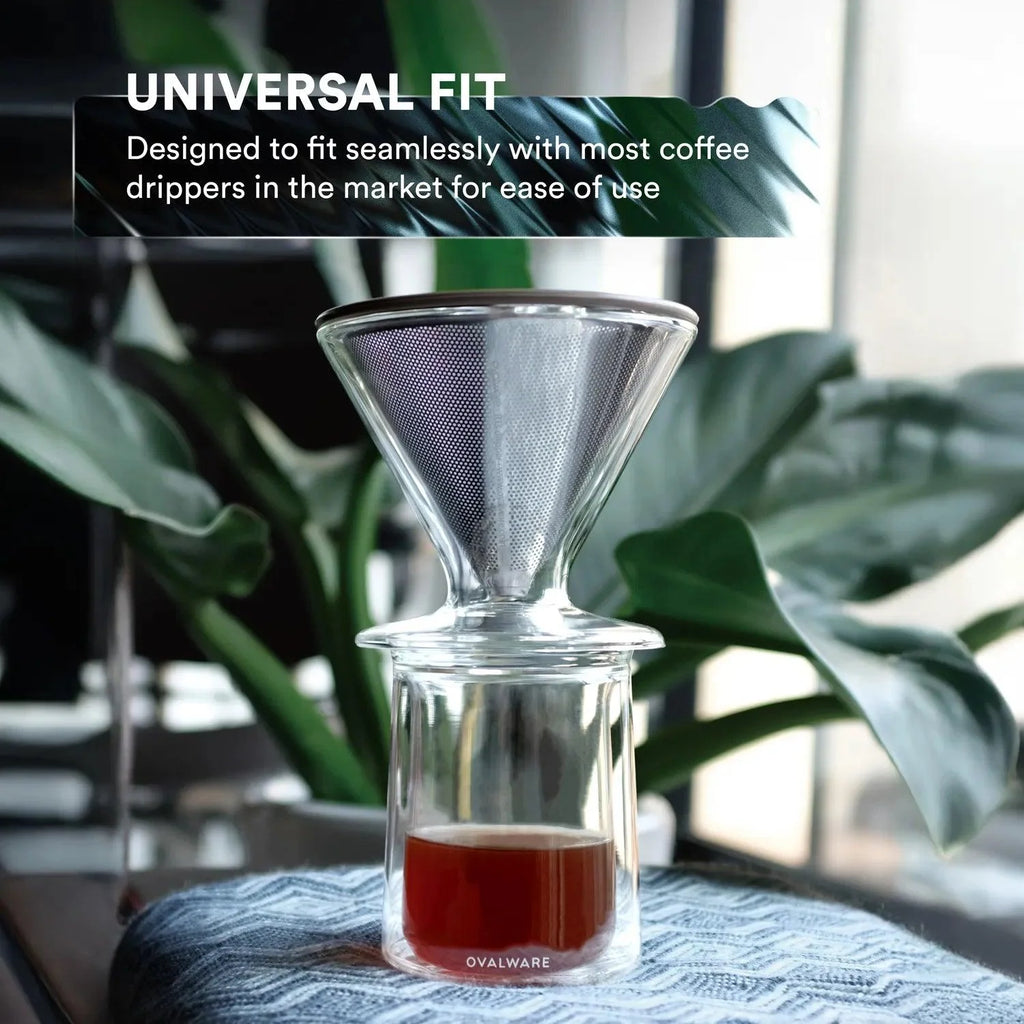 Double-Wall Coffee Tasting Glass – 12 oz