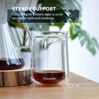 Double-Wall Coffee Tasting Glass – 12 oz