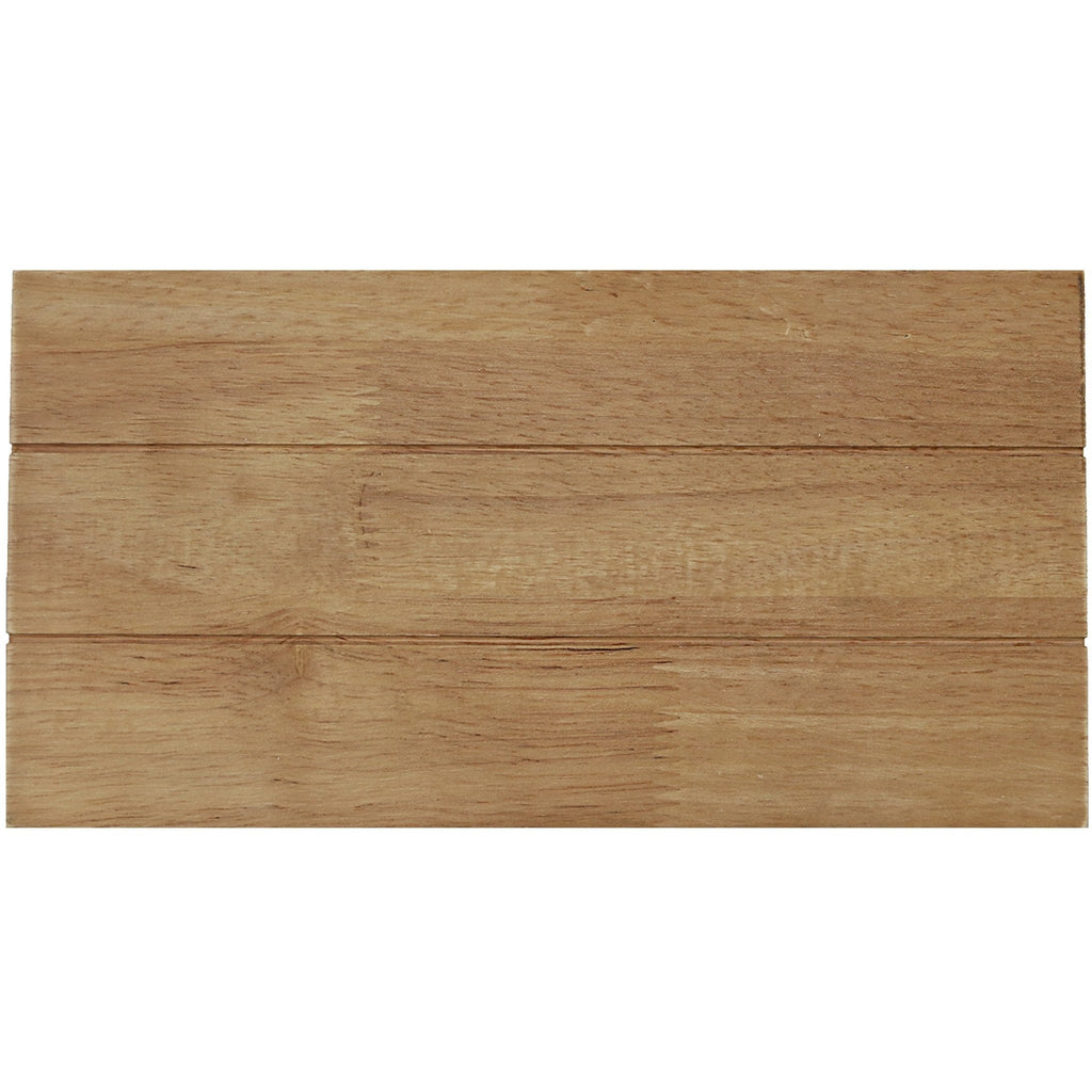 Natural Rectangular Wood Tray