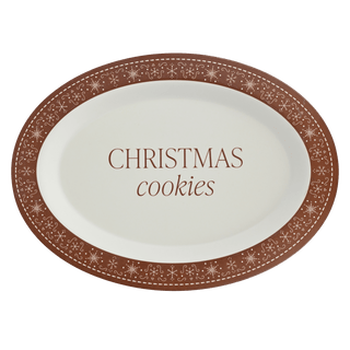 Gingerbread Christmas Cookie Serving Tray