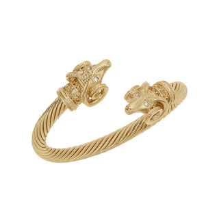 Ram’s Head Gold Cuff