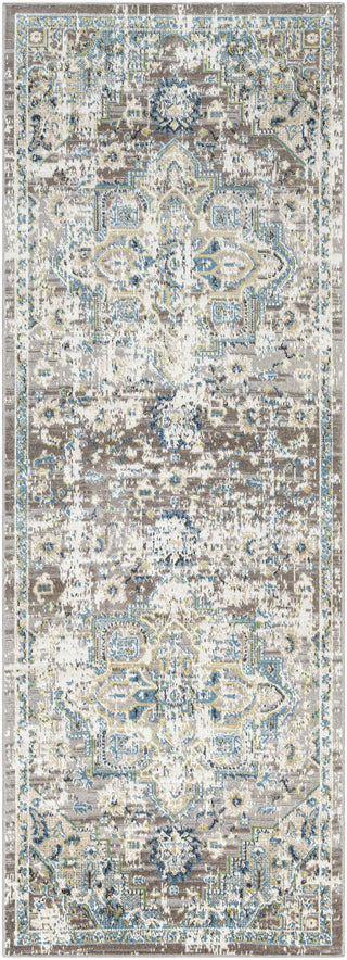 Cabacungan Gray Blue Washable Area Rug – Contemporary Living Room Carpet