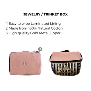 Jewelry/Trinket Box – Small – Pink/Blush