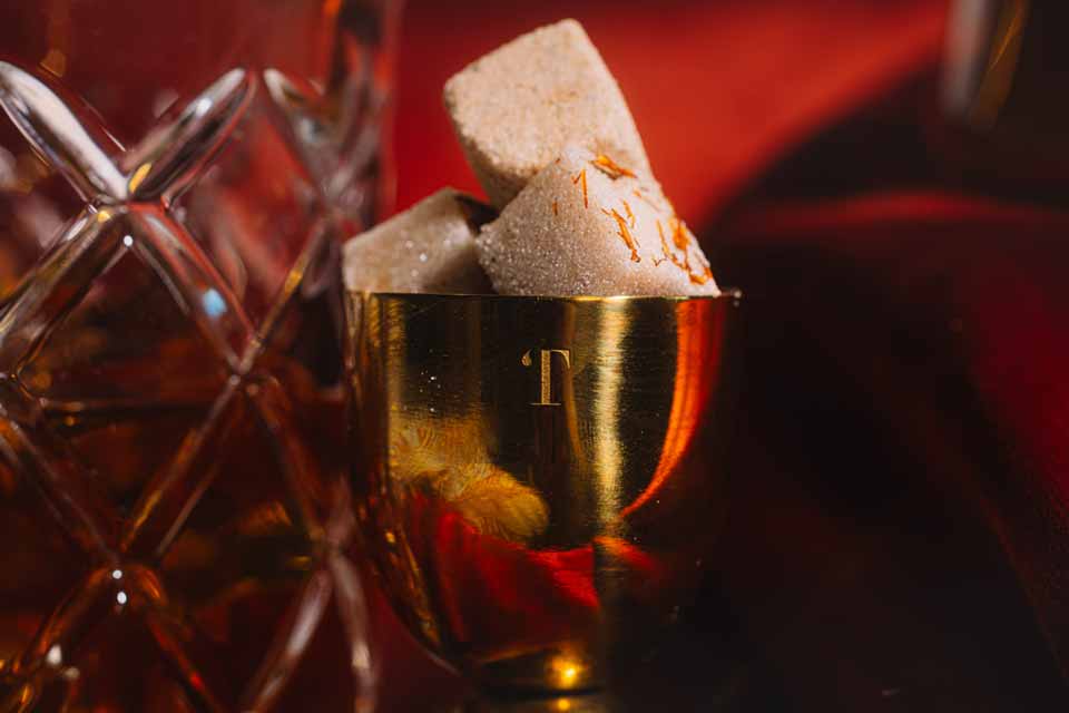 Holiday Bourbon Old Fashioned Mixer Cube Trio