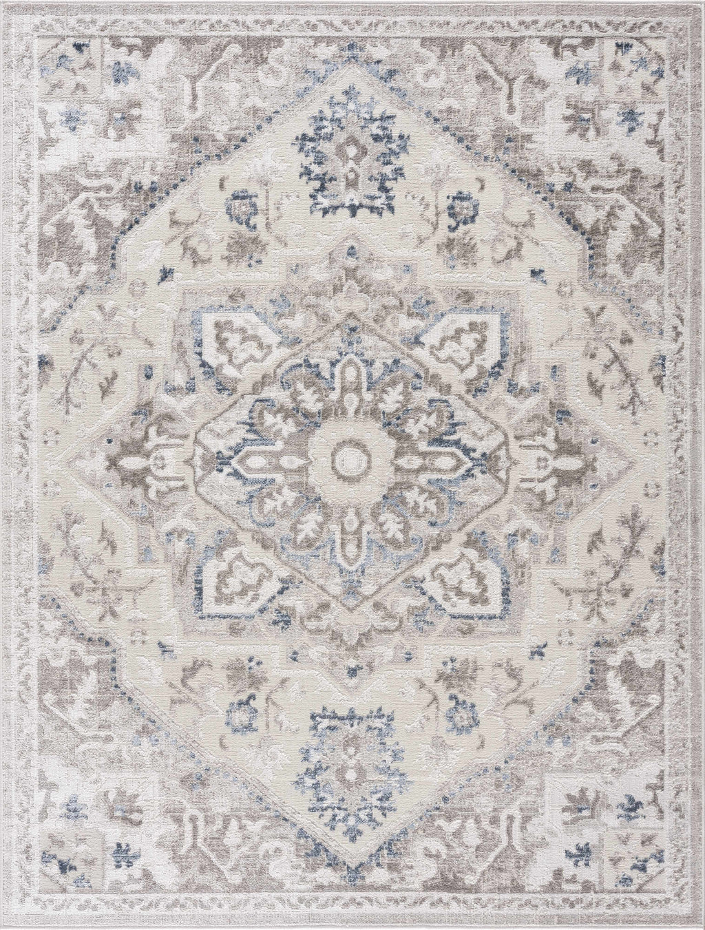 Bakir Area Rug – Stylish Neutral Washable Floor Carpet for Home
