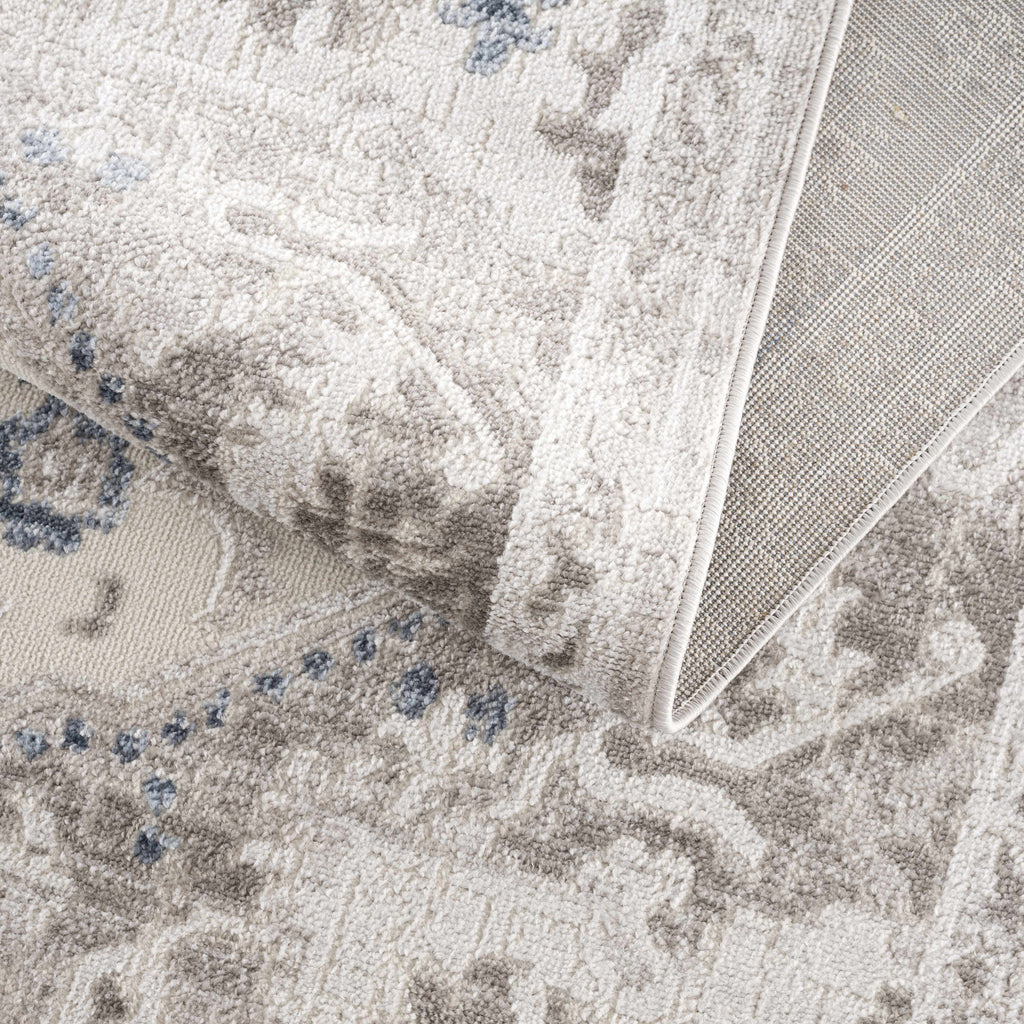 Bakir Area Rug – Stylish Neutral Washable Floor Carpet for Home