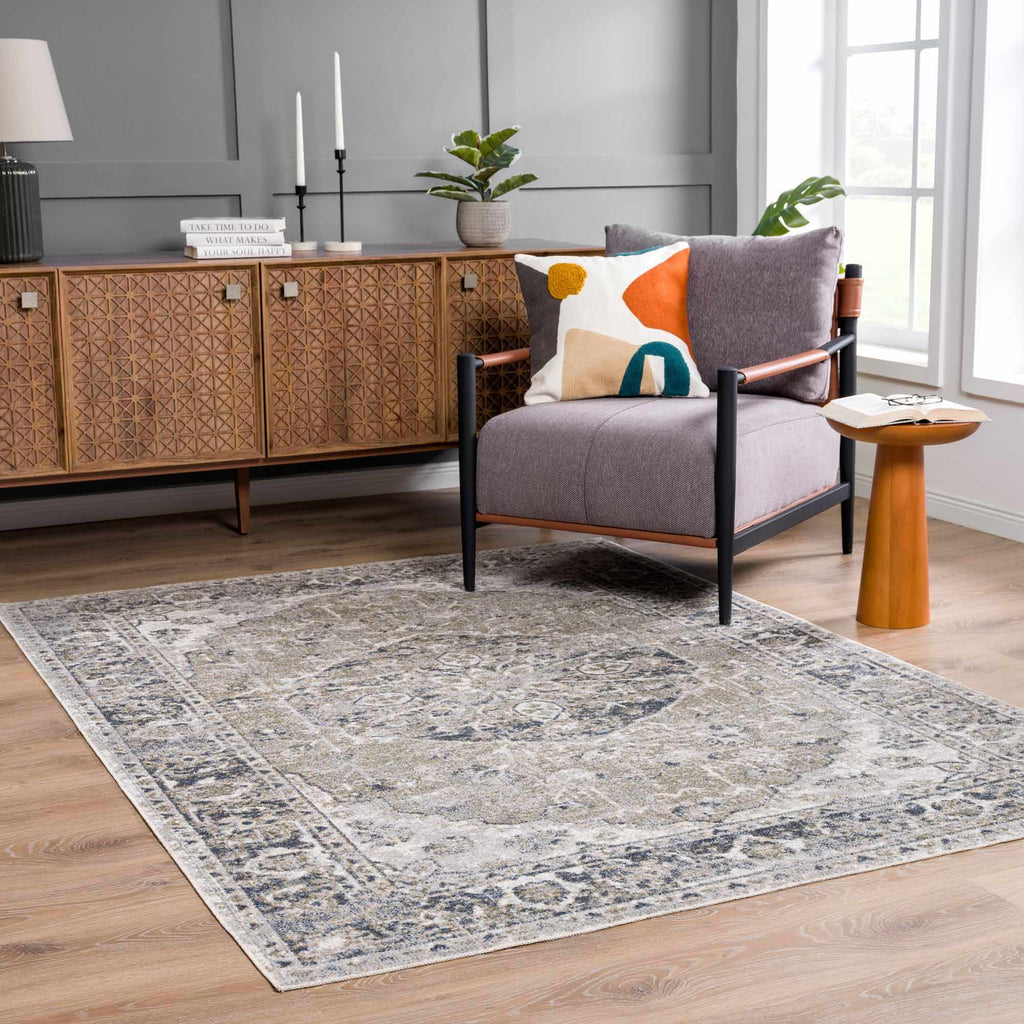 Rudoblu Boutique Washable Rug – Elegant Soft Modern Area Carpet