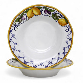 LIMONI POSITANO: Pasta/Soup rimmed plate