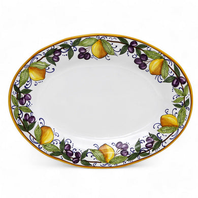 LIMONI POSITANO: Serving Oval Platter