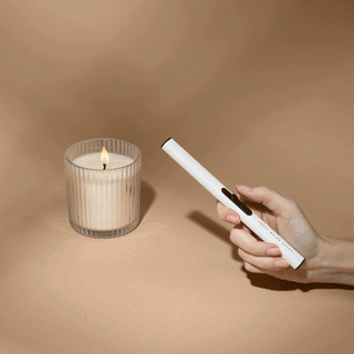 Rechargeable White Electric Arc Lighter | USB Flameless Candle & Fireplace Lighter