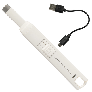 Slate White Large Electric Lighter