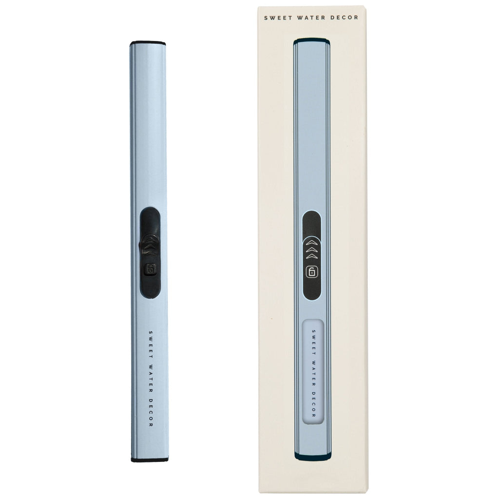 Light Blue Rechargeable Electric Candle Lighter