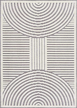 Deron Gray Rainbow Washable Rug