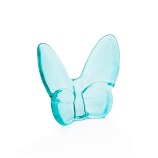 Le Mariposa Crystal Butterfly Figurine in Turquoise