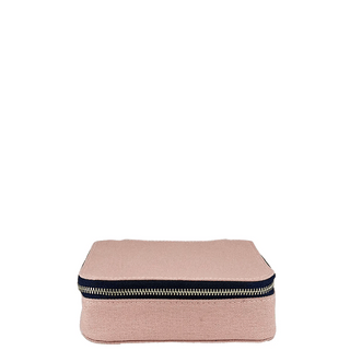 Large Pill Travel Case with Individual Daily Pill Organizer – Pink/Blush