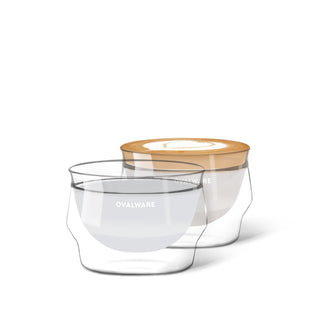 Double-Wall Latte Art Glasses – 8.5 oz, Set of 2