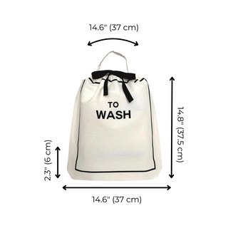 To Wash Laundry Bag – Cream