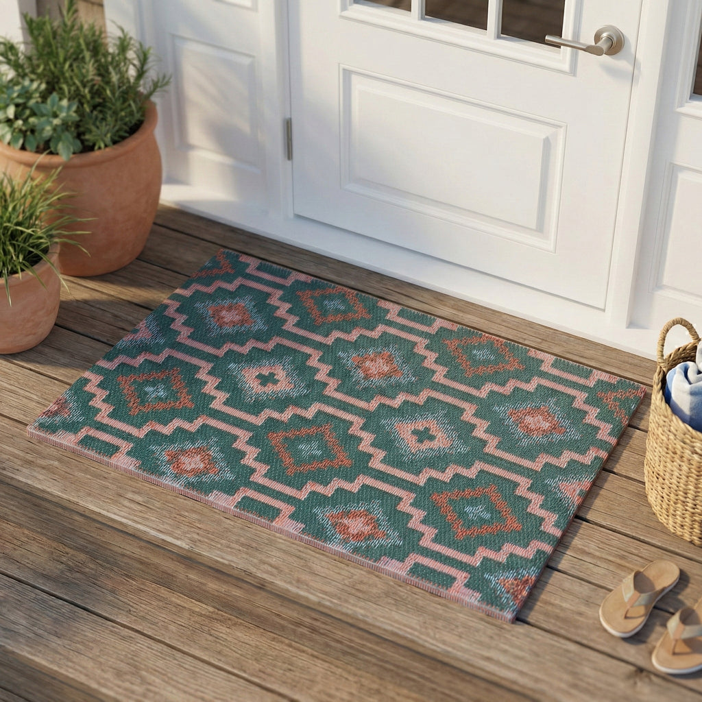 Lhasa Green Recycled Plastic Outdoor Doormat – 24″ x 36″