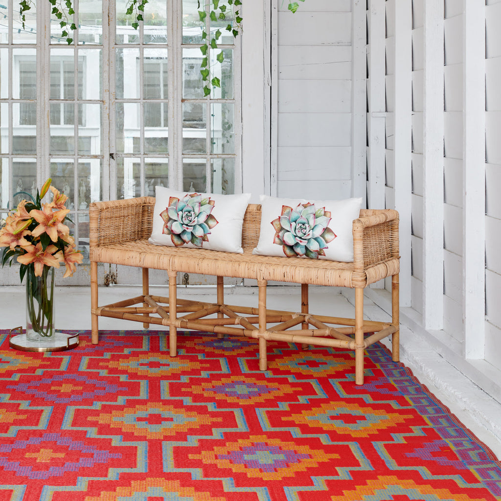 Lhasa Boho Reversible Outdoor Patio Rug
