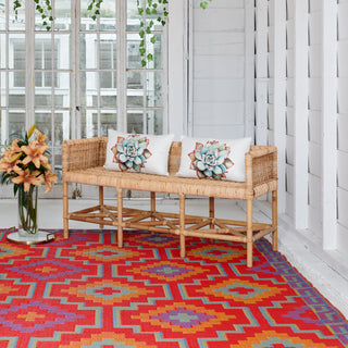 Lhasa Boho Reversible Outdoor Patio Rug
