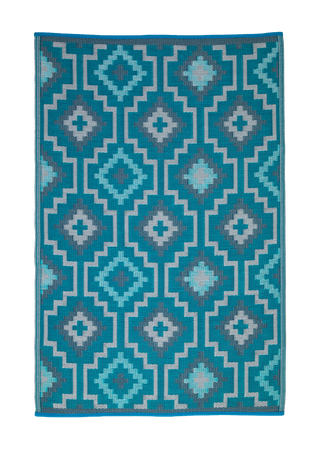 Lhasa Boho Reversible Outdoor Patio Rug
