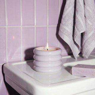 Vegan Soy Wax Candle in Reusable Ceramic Vessel