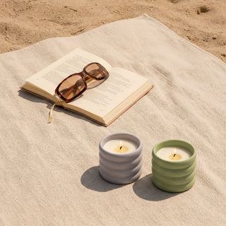 Vegan Soy Wax Candle in Reusable Ceramic Vessel