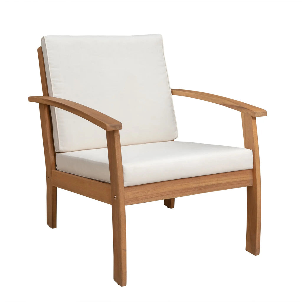Lio Wooden Armchair | Scandinavian Indoor Outdoor Lounge Chair
