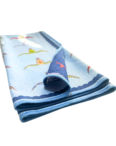 Elegant Longhorn Double-Sided Tea Towel