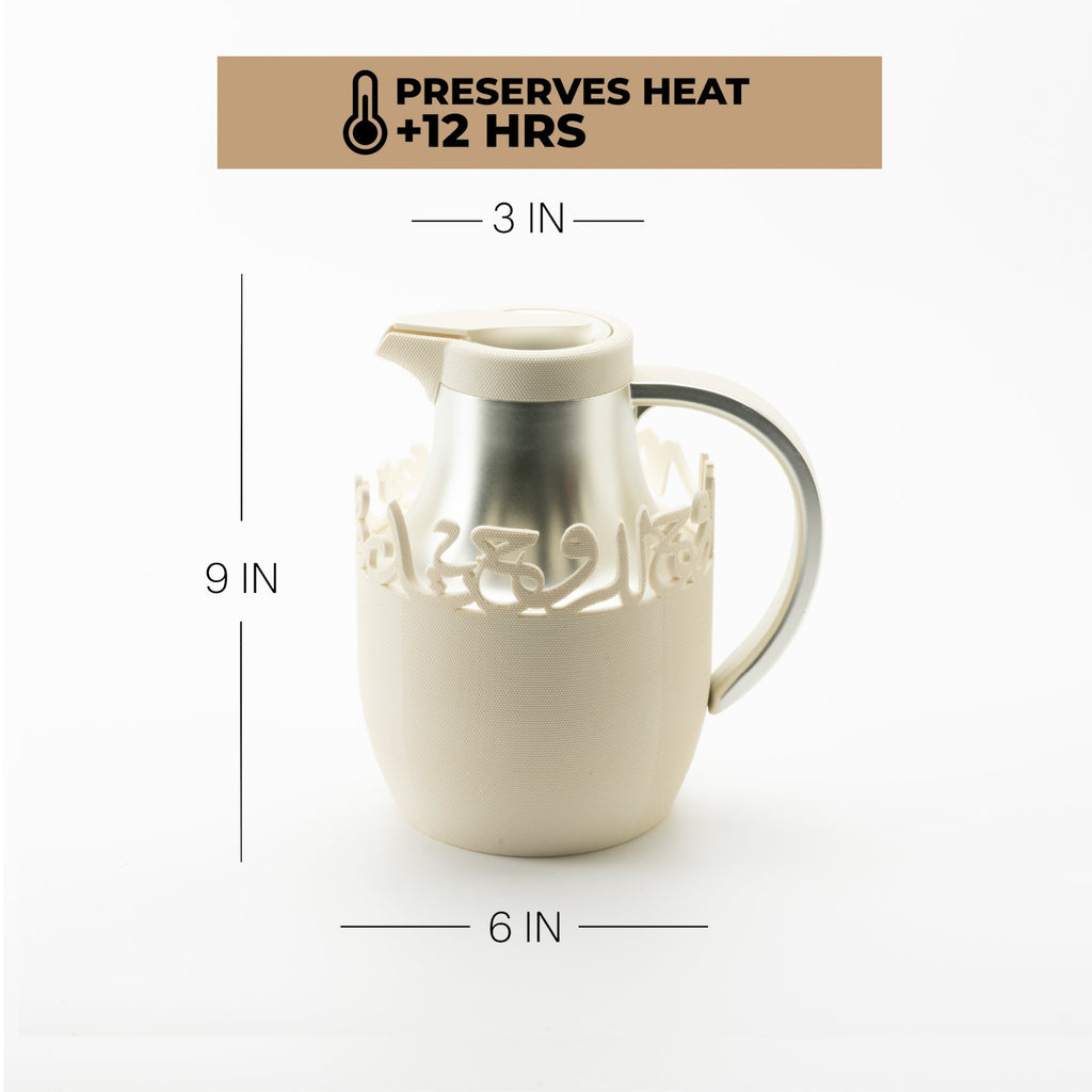 Mirral - Vacuum Flask / Thermos - White & Silver