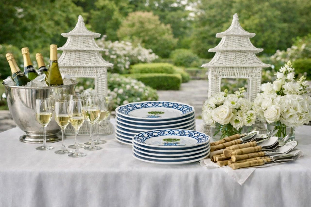 Trellis & Topiary Melamine Dinnerware Collection