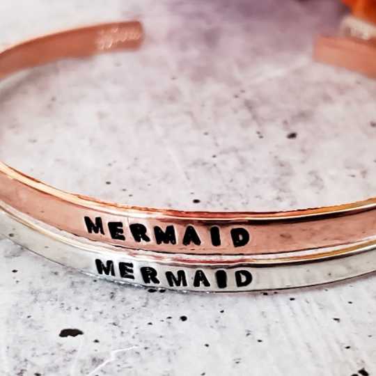 MERMAID Skinny Cuff Bracelet