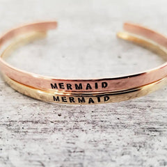 MERMAID Skinny Cuff Bracelet