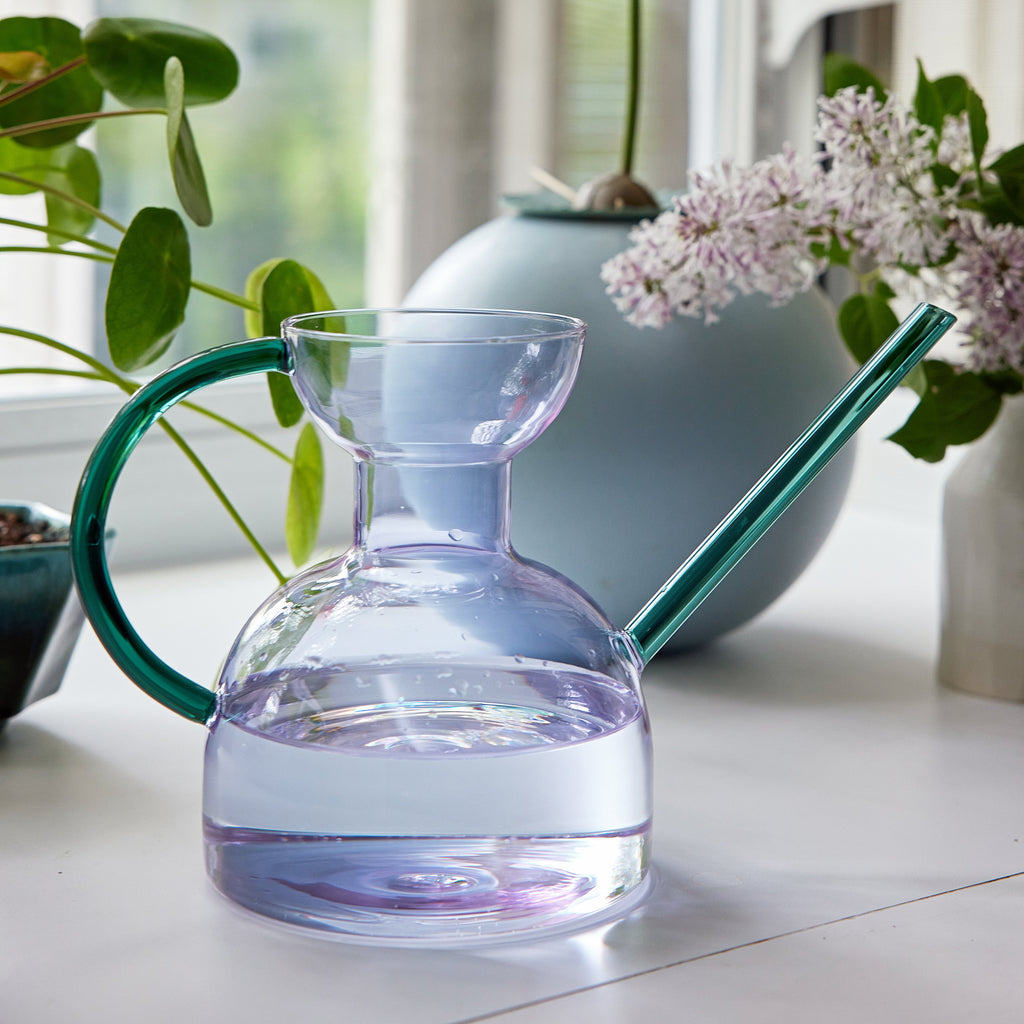 Handcrafted Glass Watering Can