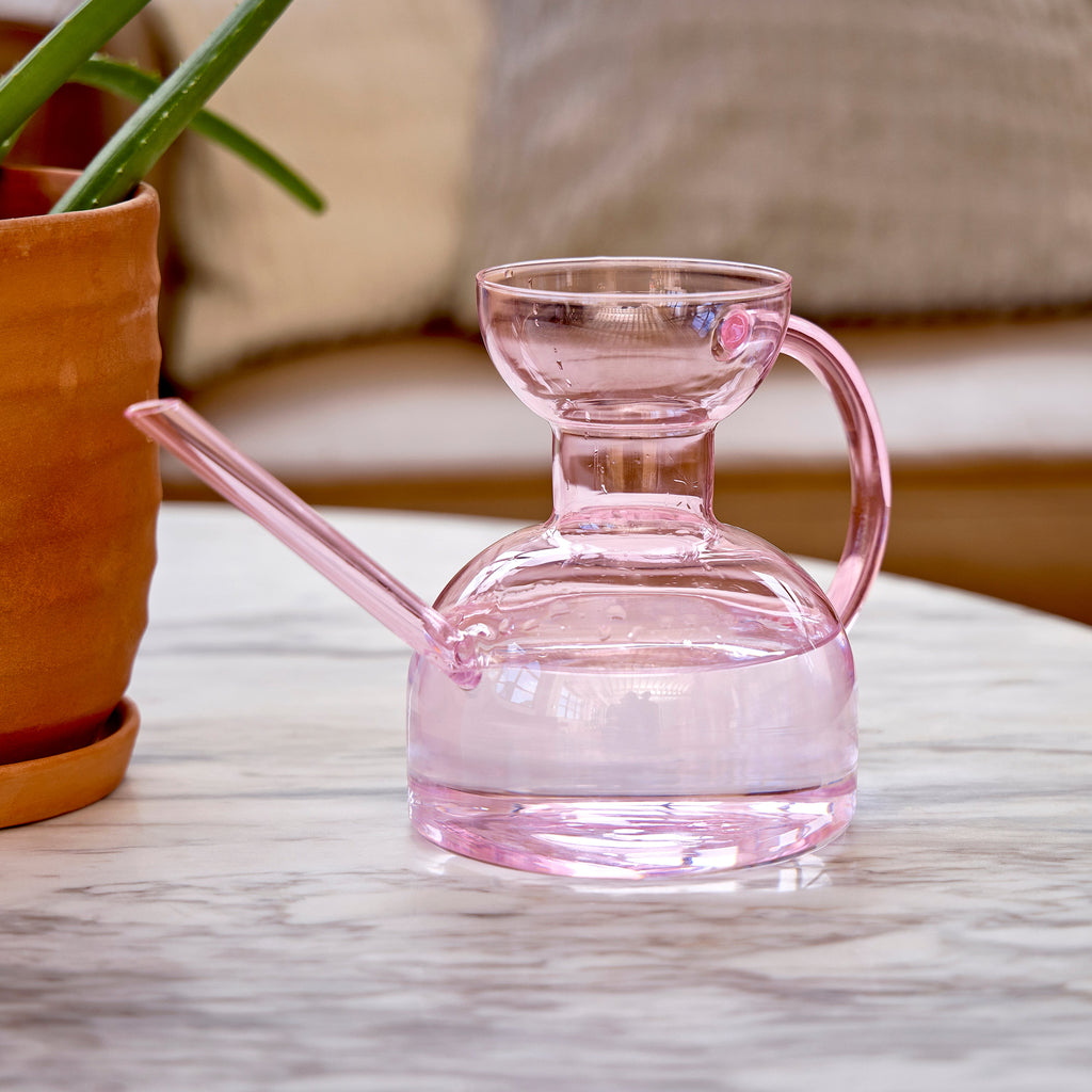 Handcrafted Glass Watering Can