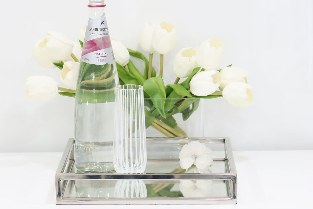 Elegant Square Mirrored Decorative Tray