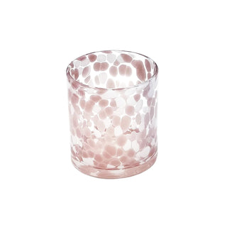 Torcello Spotted Rosa Tumbler – Mouth-Blown Decorative Italian Style Glass