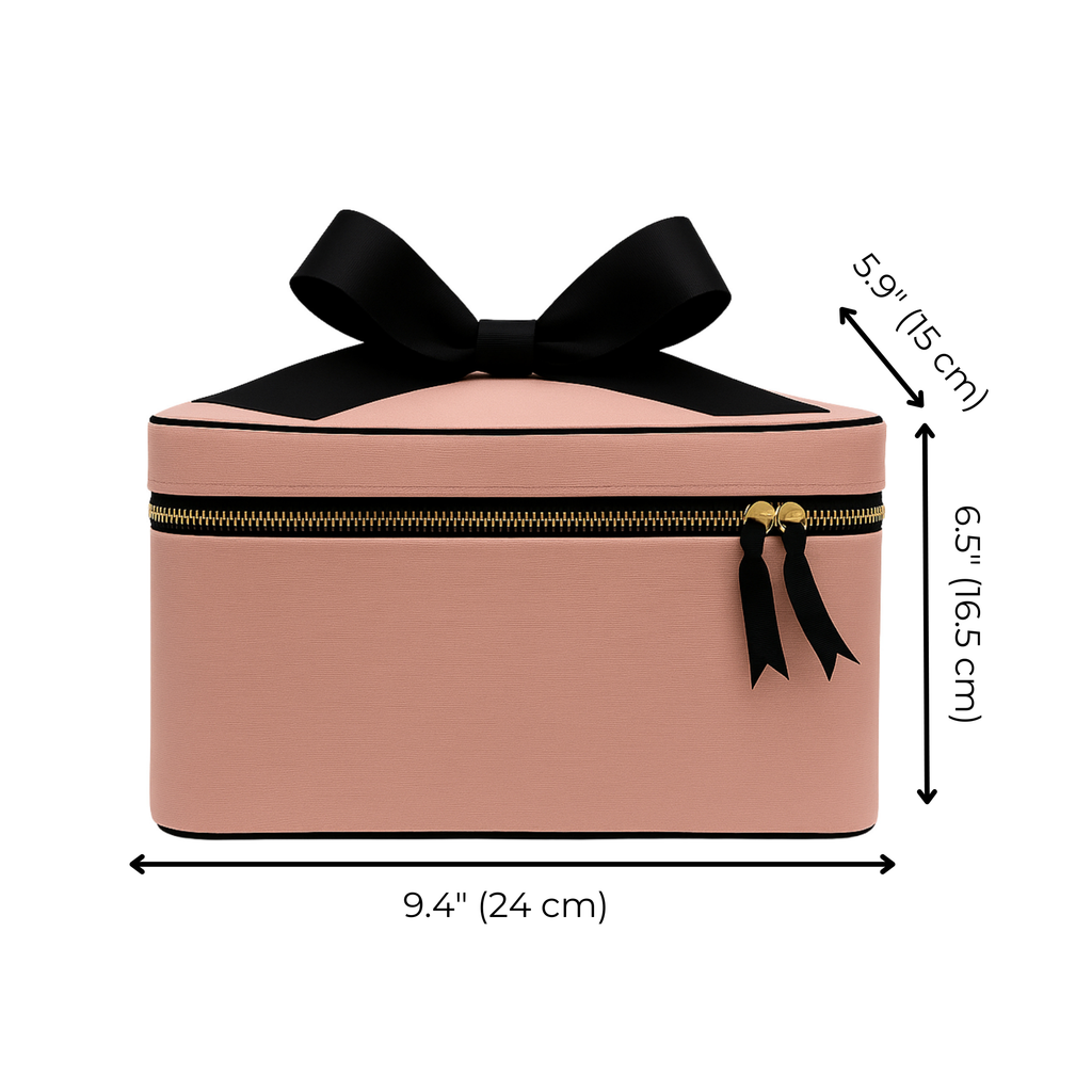 Medium Box Makeup & Toiletry – Pink/Blush