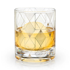 Art Deco Lead-Free Crystal Tumblers — Set of 4 (10 oz) by Viski
