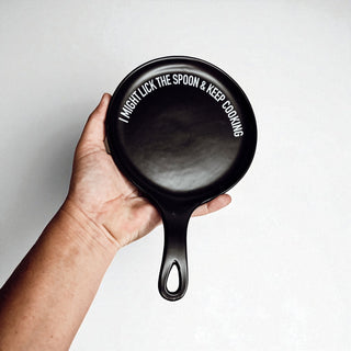Funny Taste-Tester Spoon Rest with Wooden Spoon – Porcelain Kitchen Spoon Holder