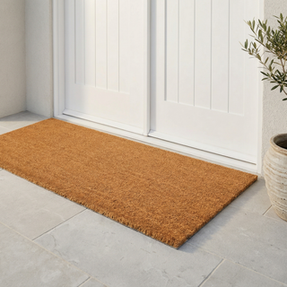 Minimalist Natural Coir Doormat