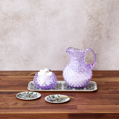 Hobnail Glass Bowl in Lilac Bloom – Small