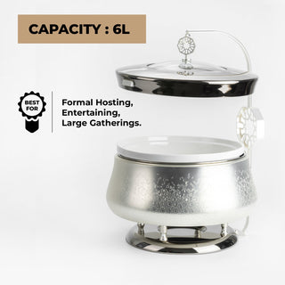 Nourhan -  6 Liters Chafer - Silver