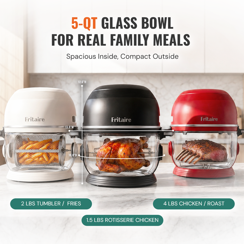 Classic Self-Cleaning Air Fryer™ & Non-Toxic Air Fryer™ - Cherry