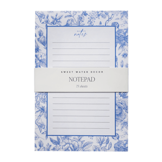 Blue Delft Notepad