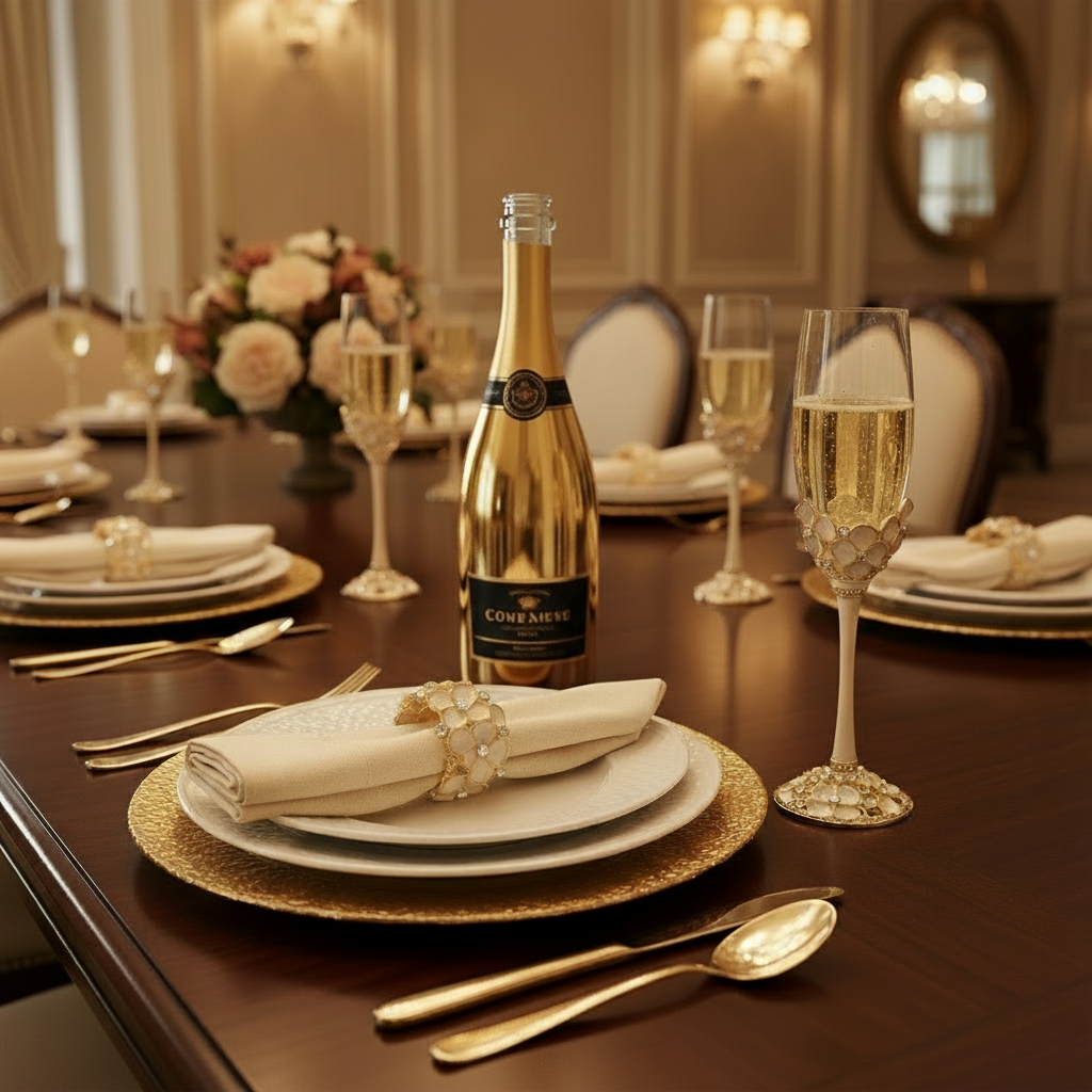 Dogwood Napkin Rings (Set of 4)