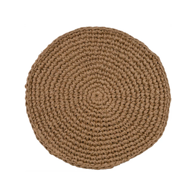 Cotswolds Jute Placemat with Scalloped Edge – Ivory or Natural Edge