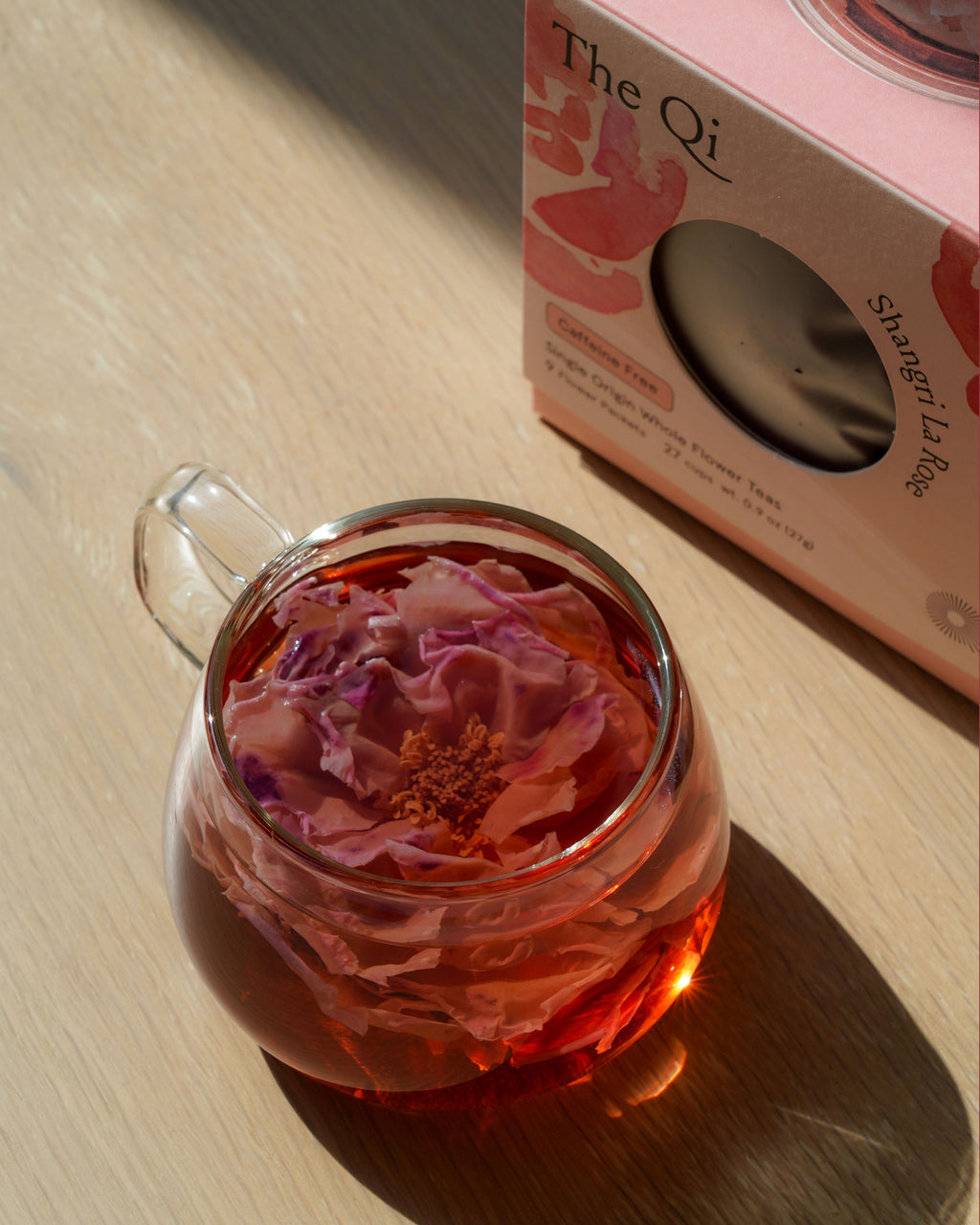 Shangri-La Rose Tea – Whole Flower Caffeine-Free Herbal Tea